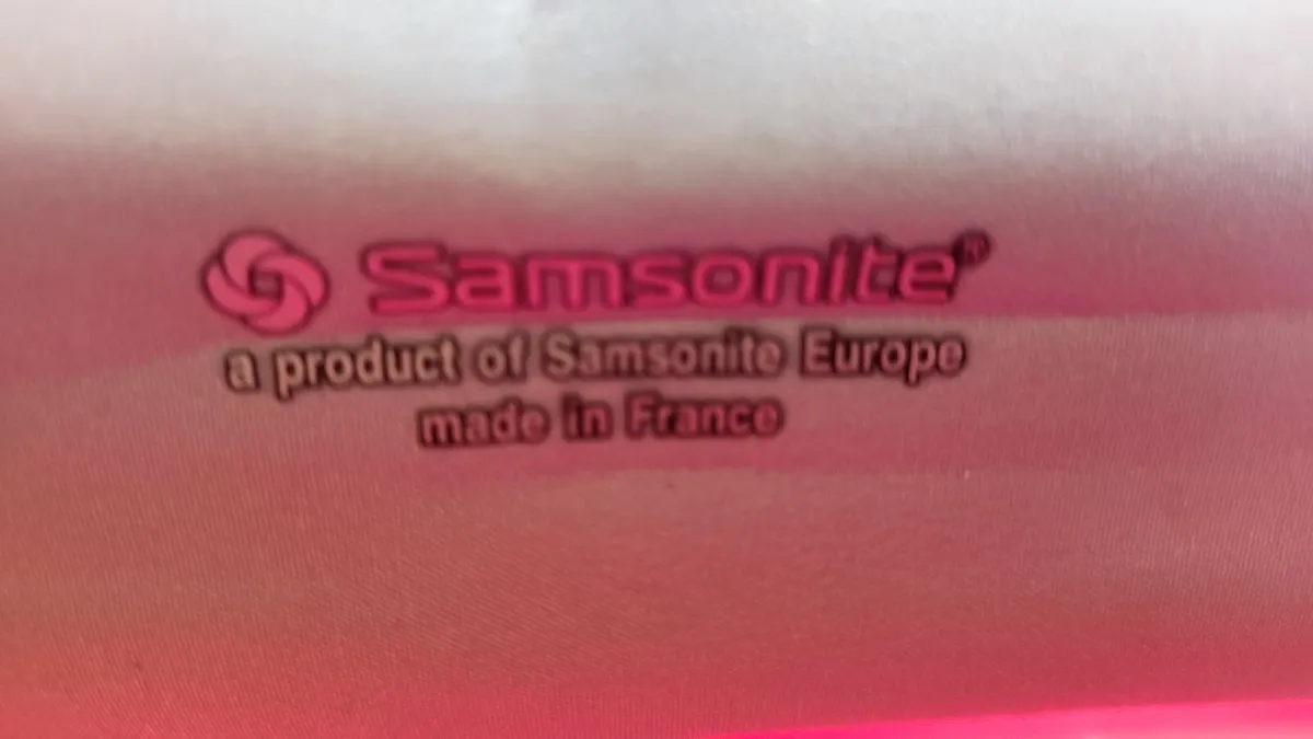 Samsonite suitcase Samsonite Europe made in France - Image 3