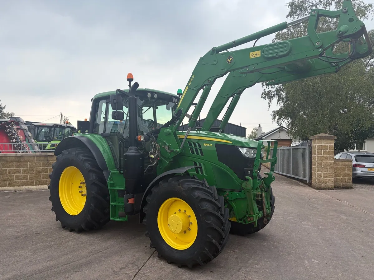 John Deere 155m and loader - Image 1
