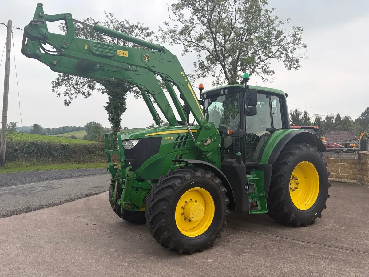 John Deere 155m and loader - Image 2