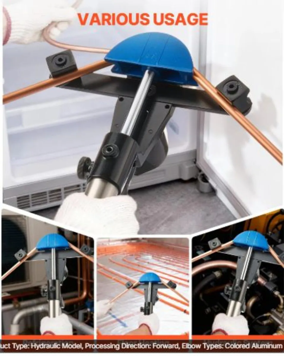 Hydraulic Tubing Bender Kit,6 mm to 22 mm, Copper - Image 3