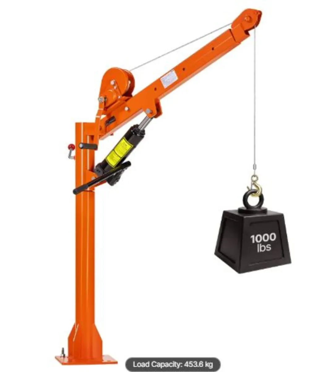 Truck Crane, 453.6 kg Manual Pickup Hitch Crane - Image 1