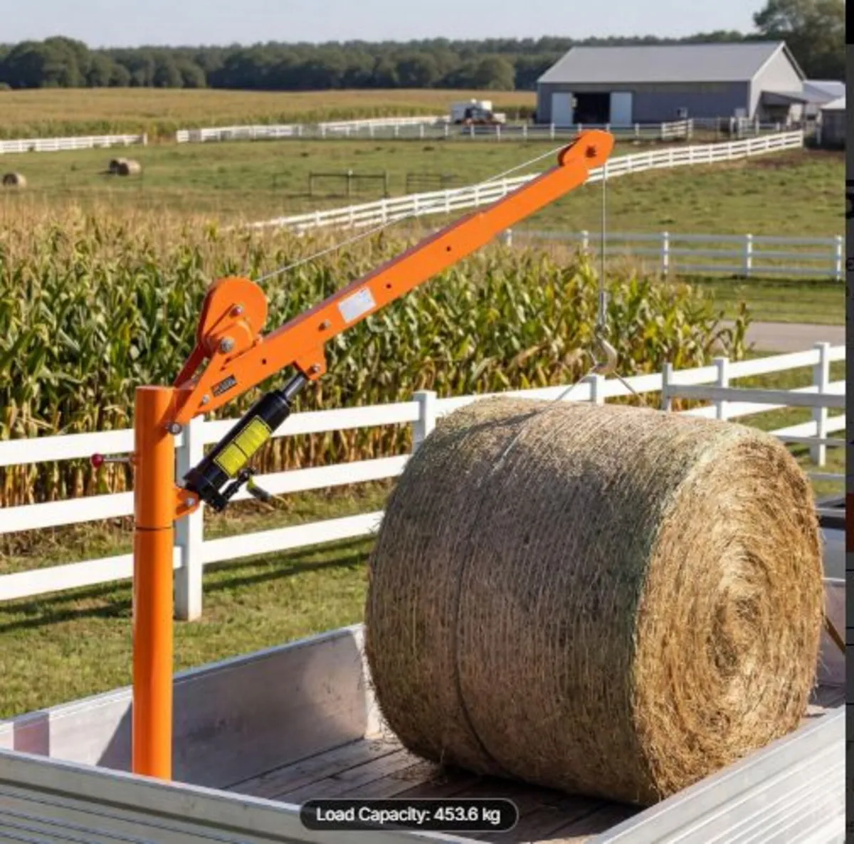 Truck Crane, 453.6 kg Manual Pickup Hitch Crane - Image 4