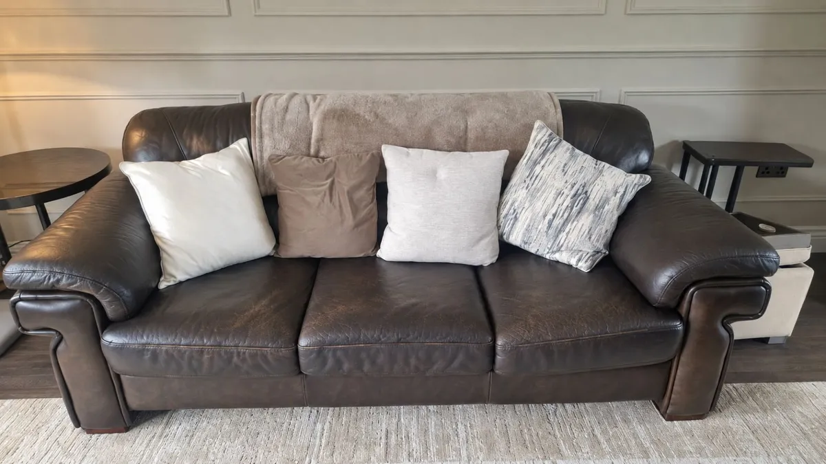 Leather sofa - Image 1