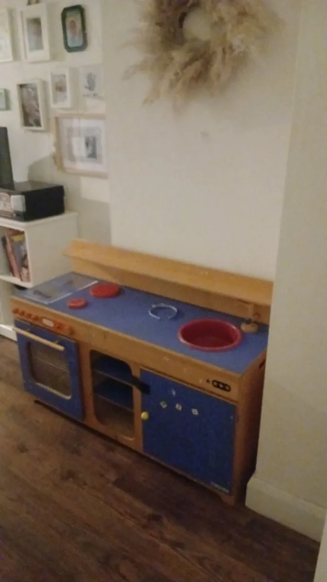 Kids toy, wooden kitchen - Image 1