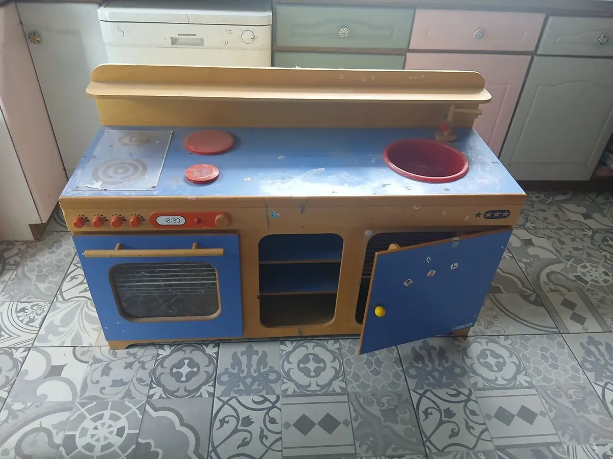 Kids toy, wooden kitchen - Image 2