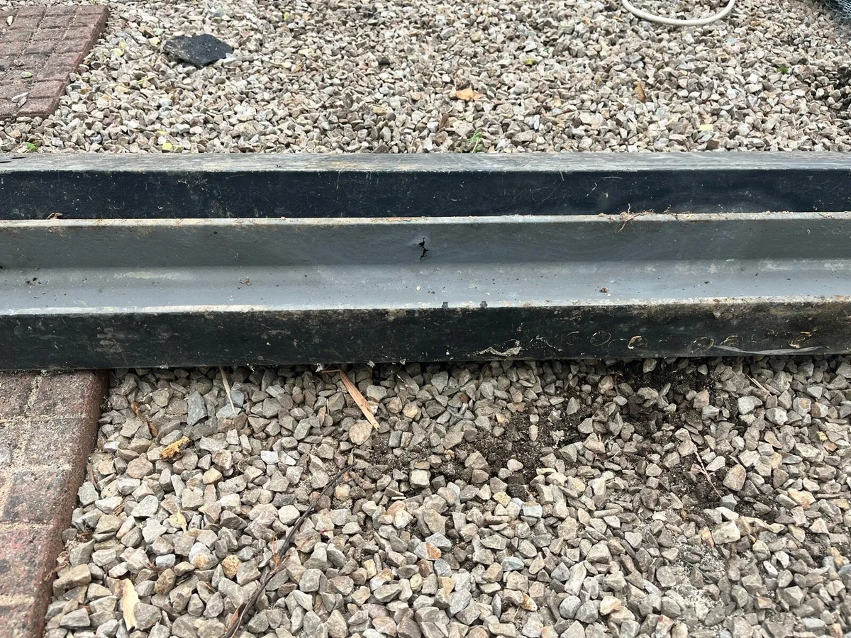 Steel U beam girders x 2 - Image 3