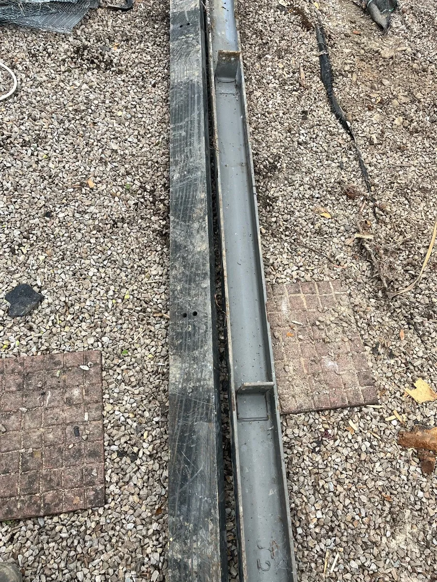Steel U beam girders x 2 - Image 1