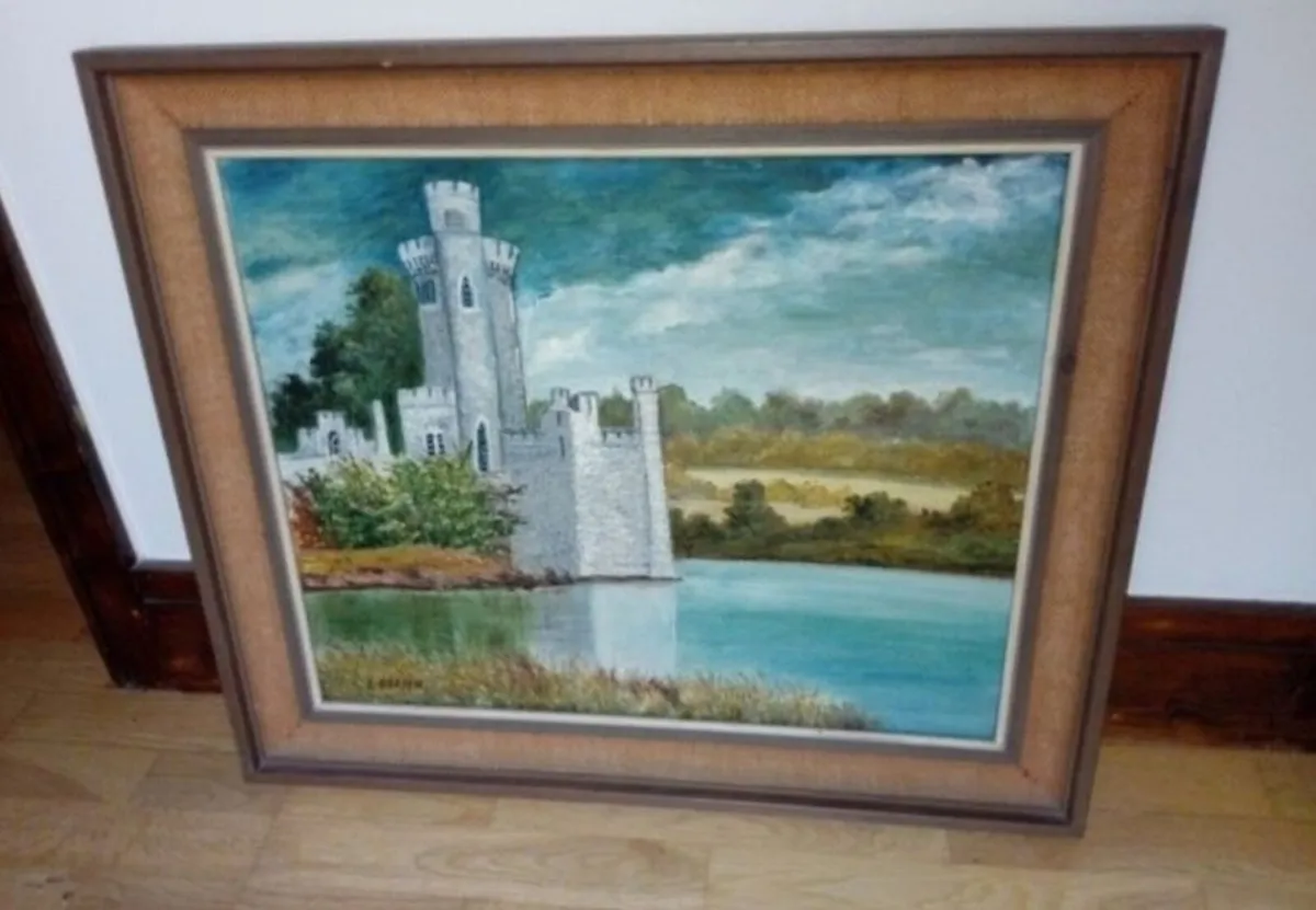 Large Painting - Blackrock Castle - Image 1