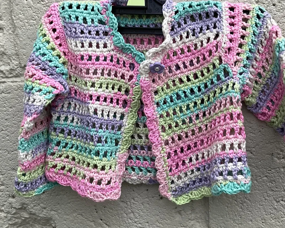 2 Baby cardigans 6 months - Image 2