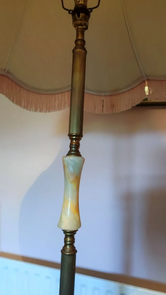 Vintage Standard ( Floor) Lamp with shade - Image 1