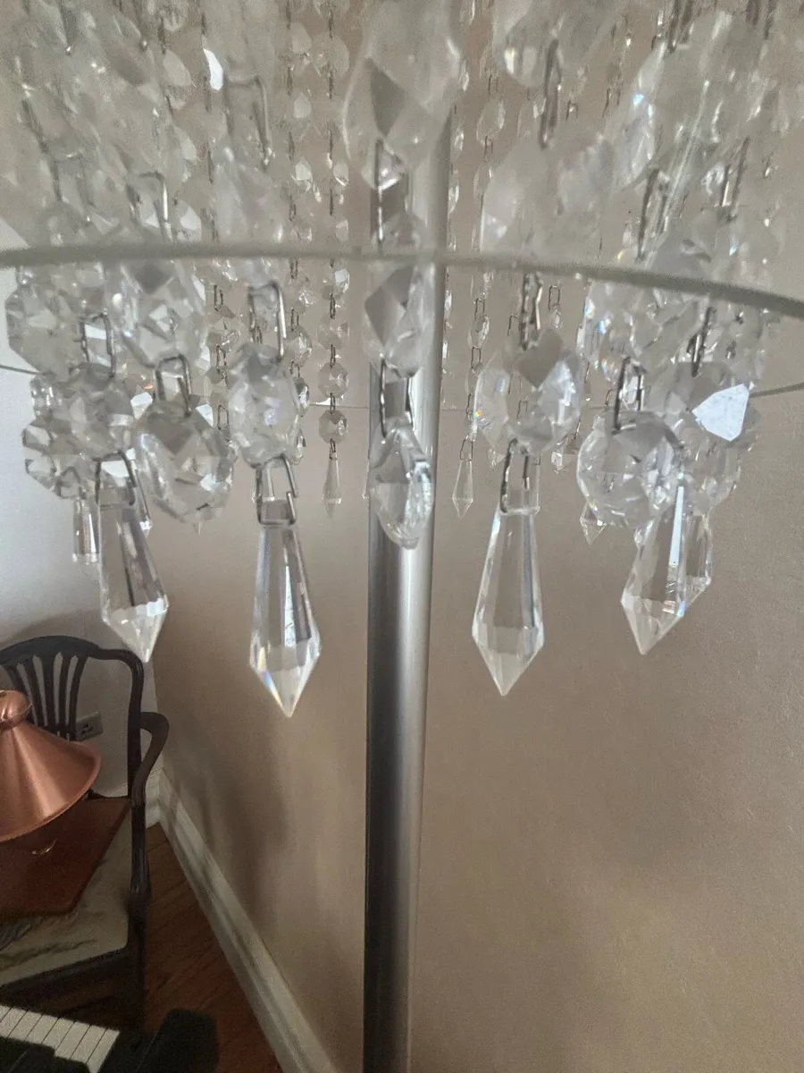 Masiero made in Italy standing silver lamp - Image 1