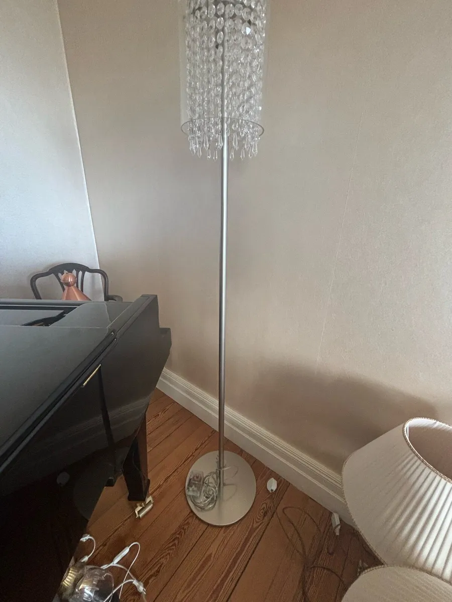 Masiero made in Italy standing silver lamp - Image 3