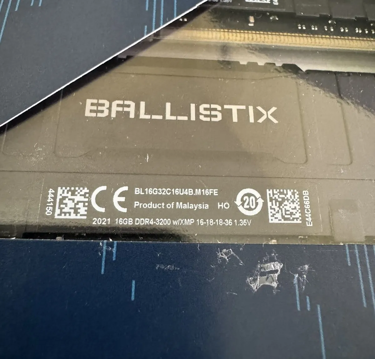 32GB Crucial Ballistix DDR4 Gaming Memory 3200mhz - Image 2