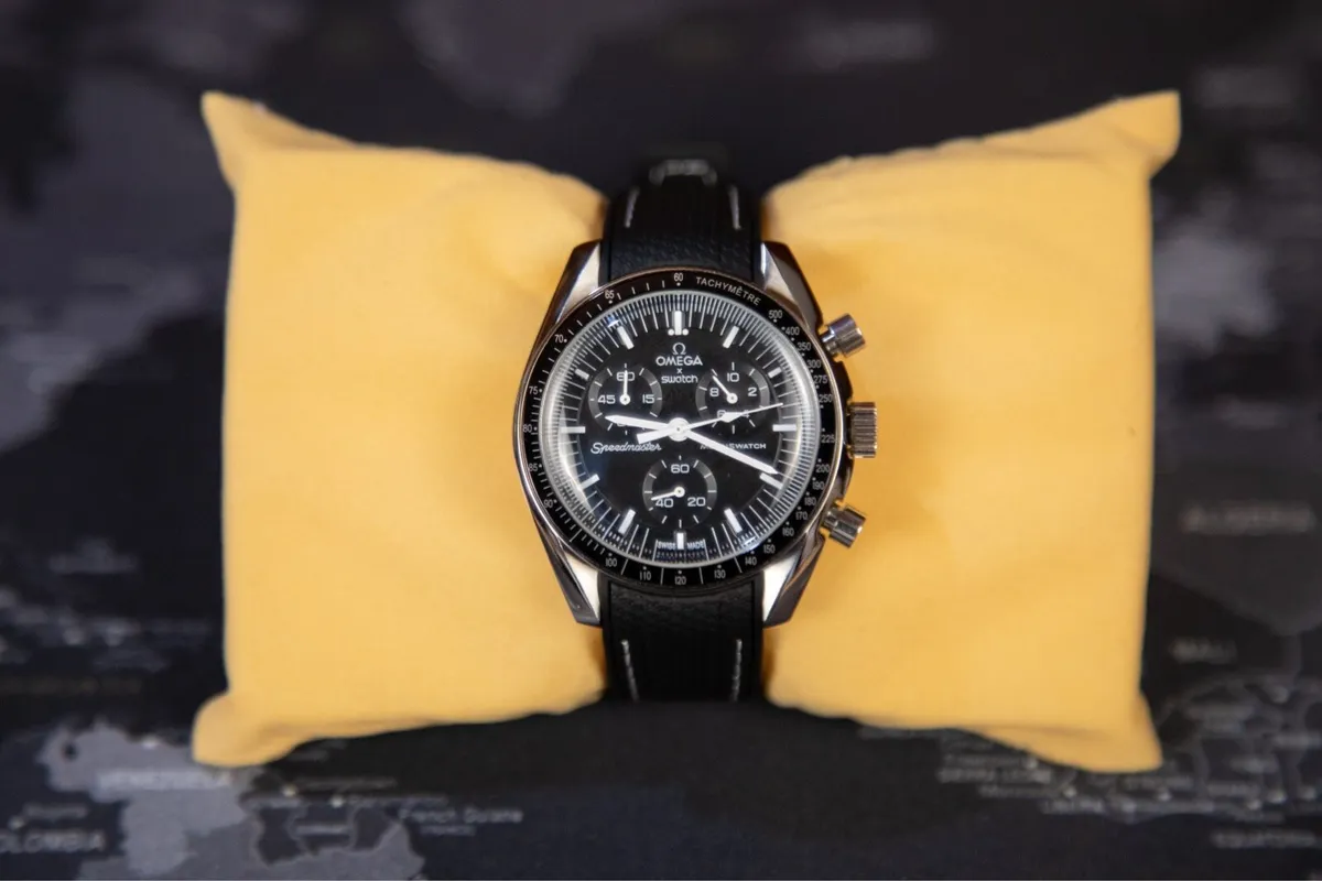 Omega Swatch Moonswatch Custom Metal Case Mod - Image 2