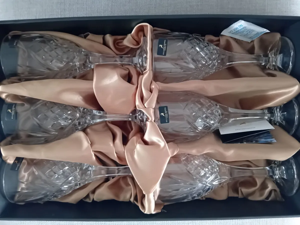 NEW Killarney Crystal Wine Glasses - Image 2