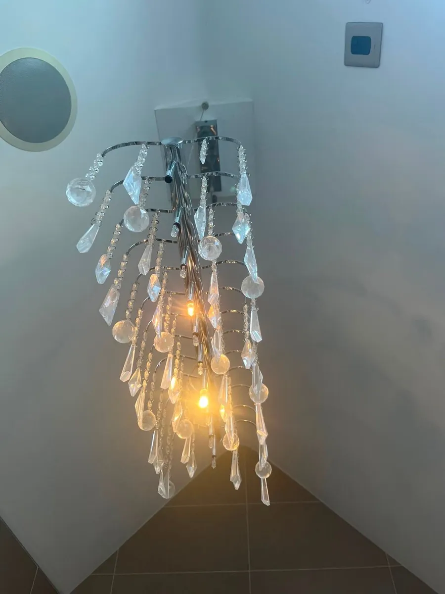 crystal chandelier light fixture - Image 1