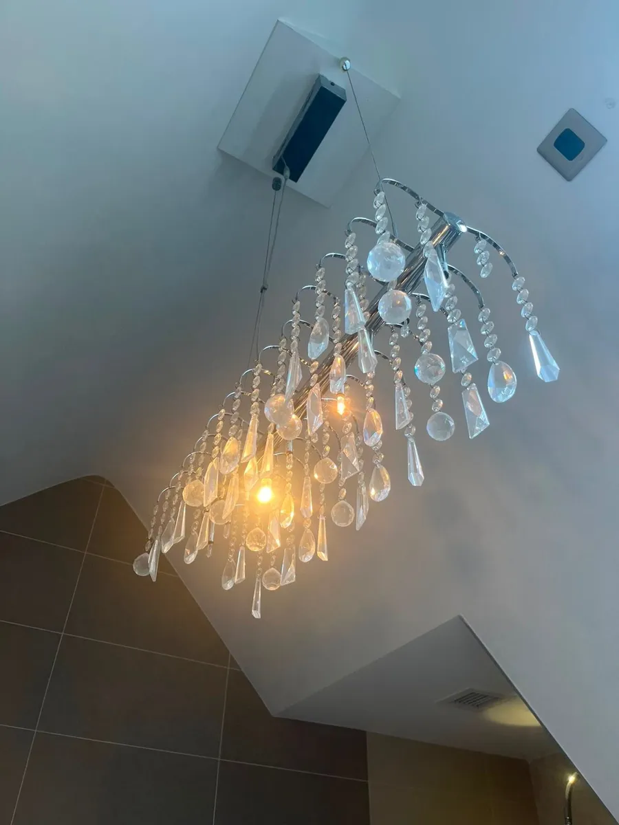 crystal chandelier light fixture - Image 2