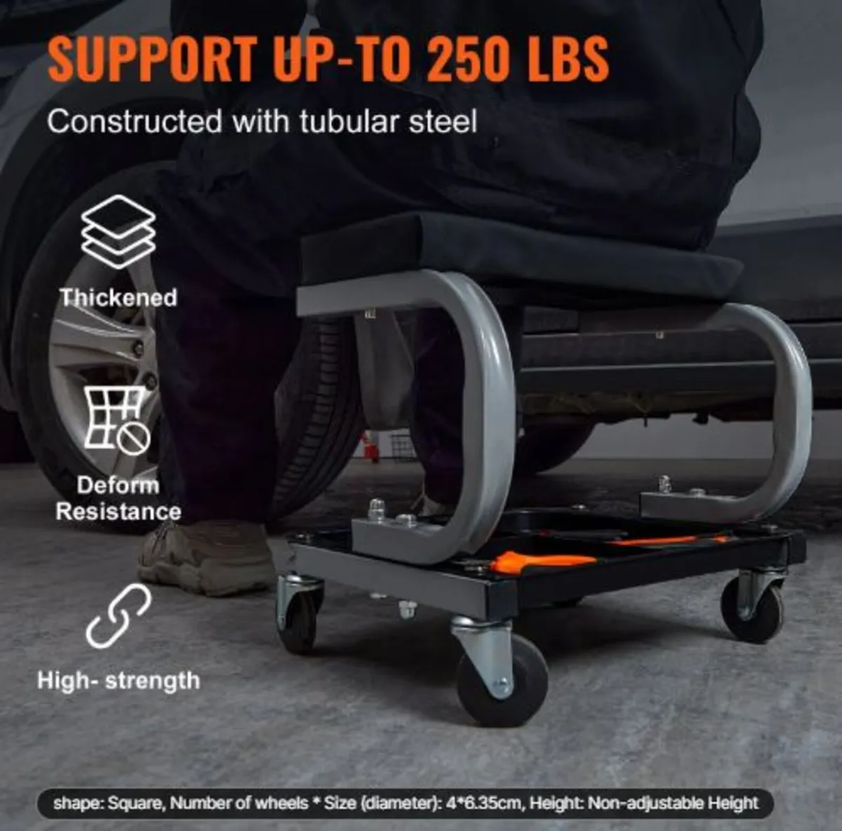 Mechanics Garage Stool 250 LBS Mechanic Creeper - Image 1