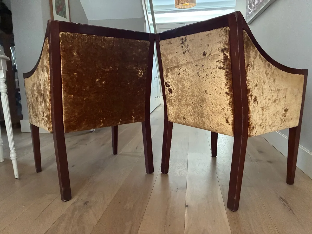 Pair of  Vintage arm chairs - Image 3