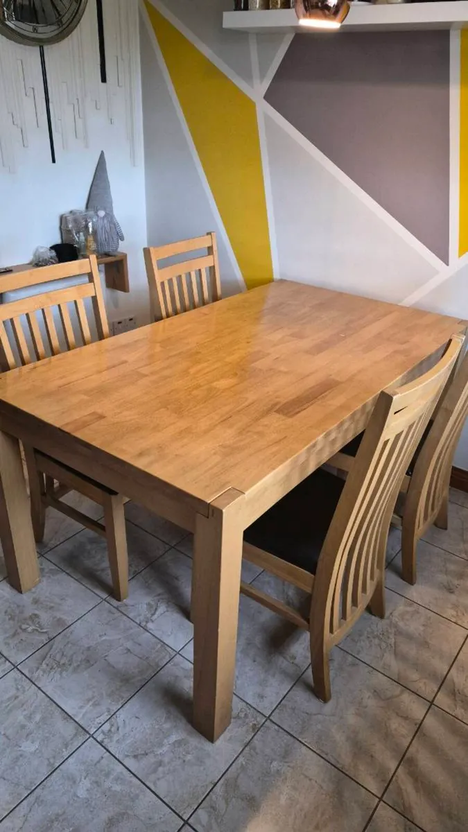 Kitchen Table + 4 Chairs - Image 1