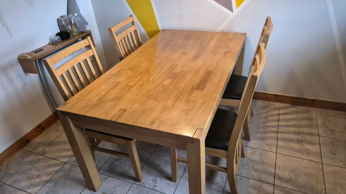 Kitchen Table + 4 Chairs - Image 3
