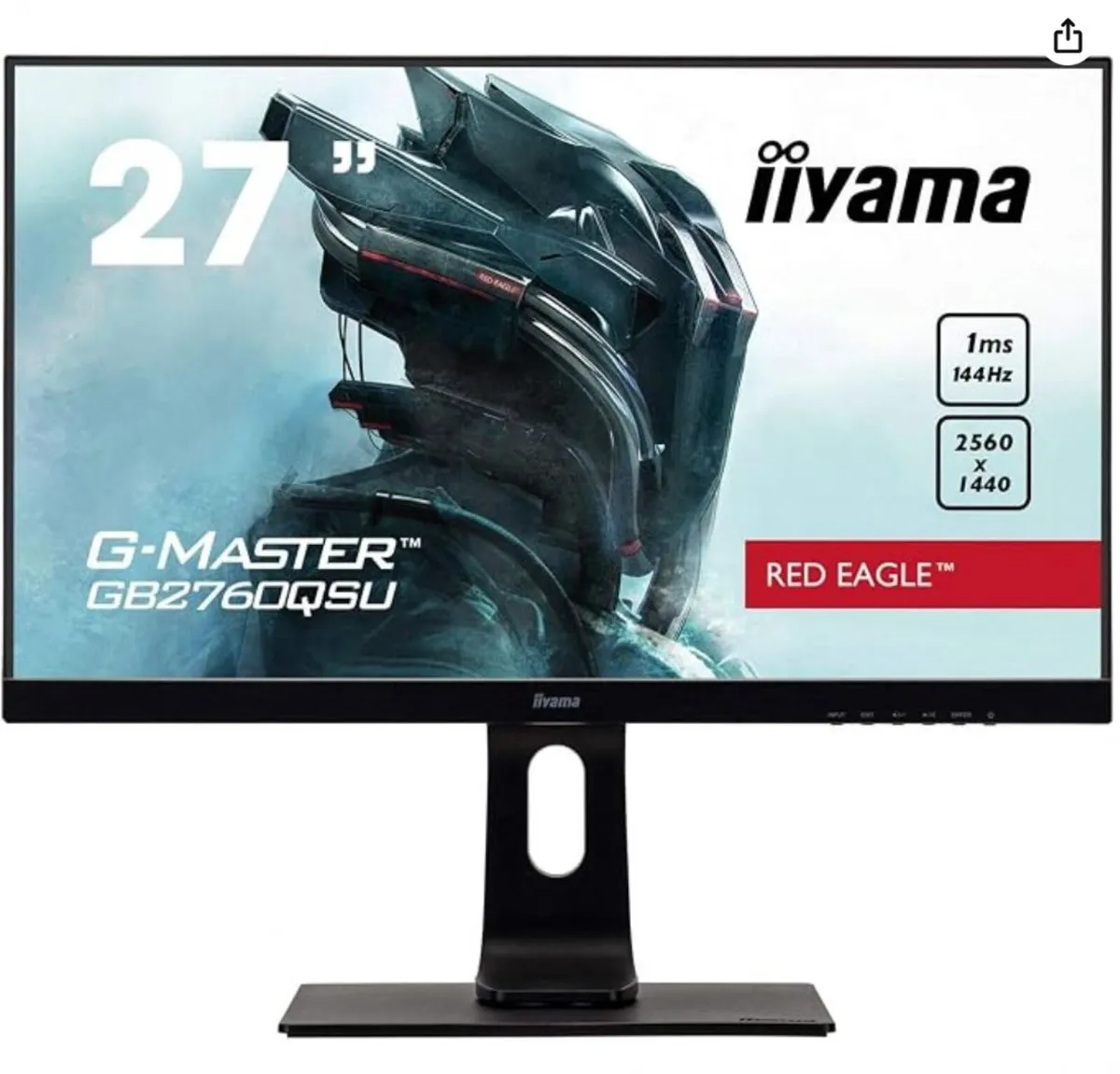 iiyama G-Master GB2730QSU-B1 27" Computer Monitor - Image 1