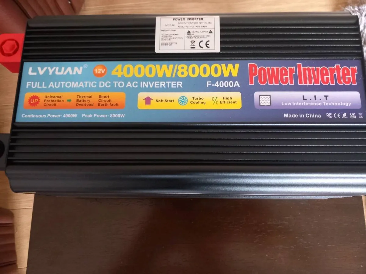 Brand new 12v Inverter 4000w/8000w - Image 4
