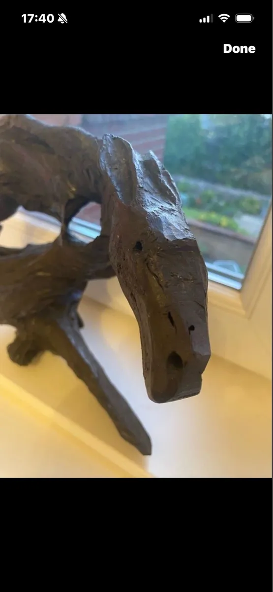 Big Oak Horse Art Sculpture - Image 4