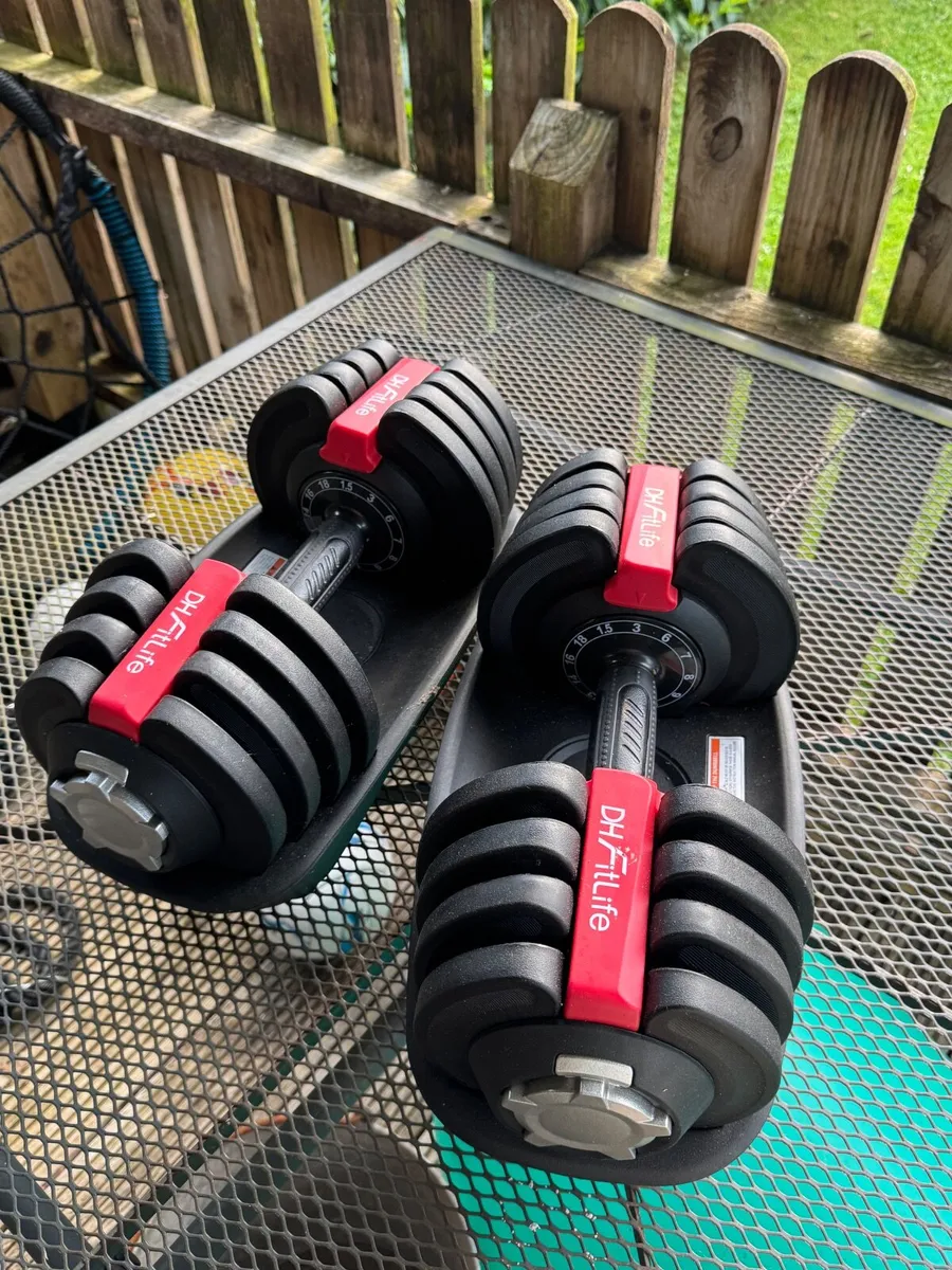 18kg adjustable dumbbells