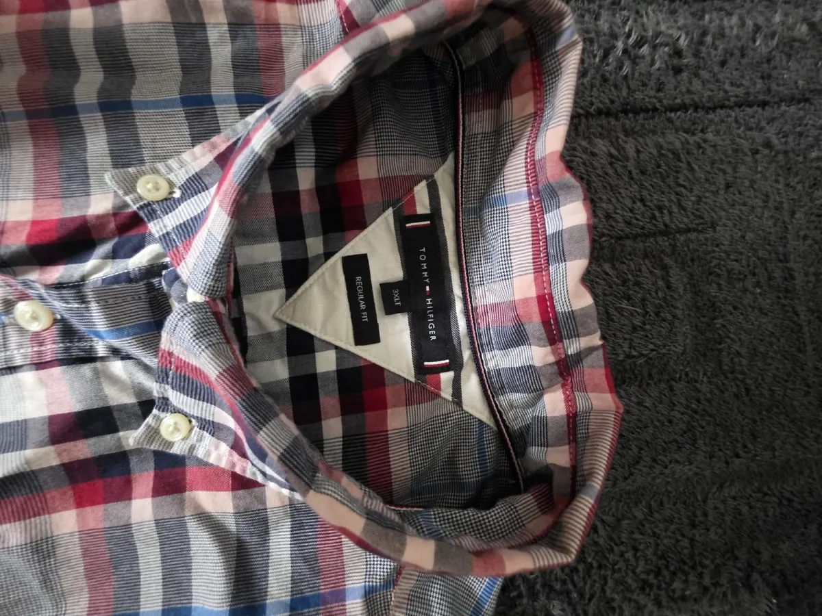 Tommy Hilfiger Check Shirt – XXXL – Regular Fit - Image 3