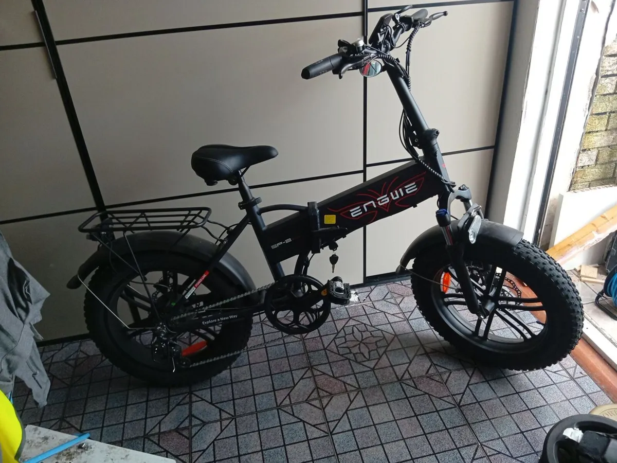 Electric folding bike