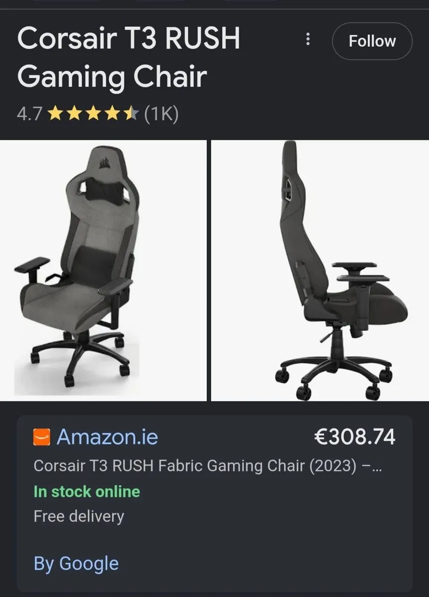 Corsair T3 Gaming / Office chair - Image 4