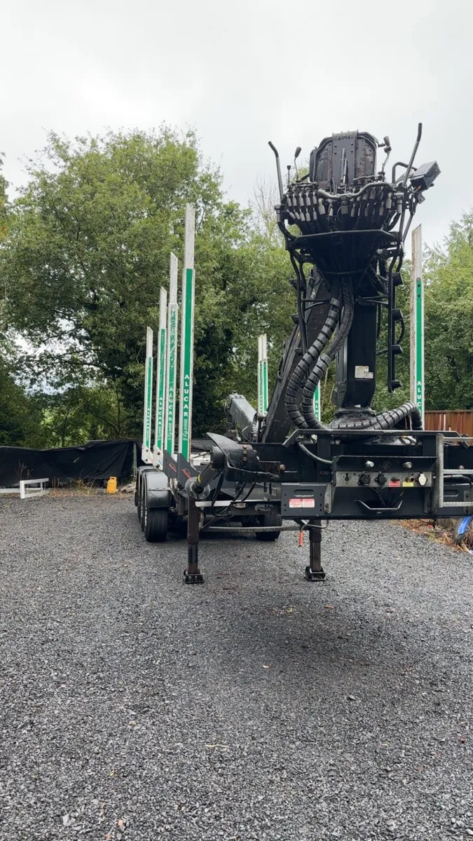 Robinson trailer + Palfinger crane - Image 1