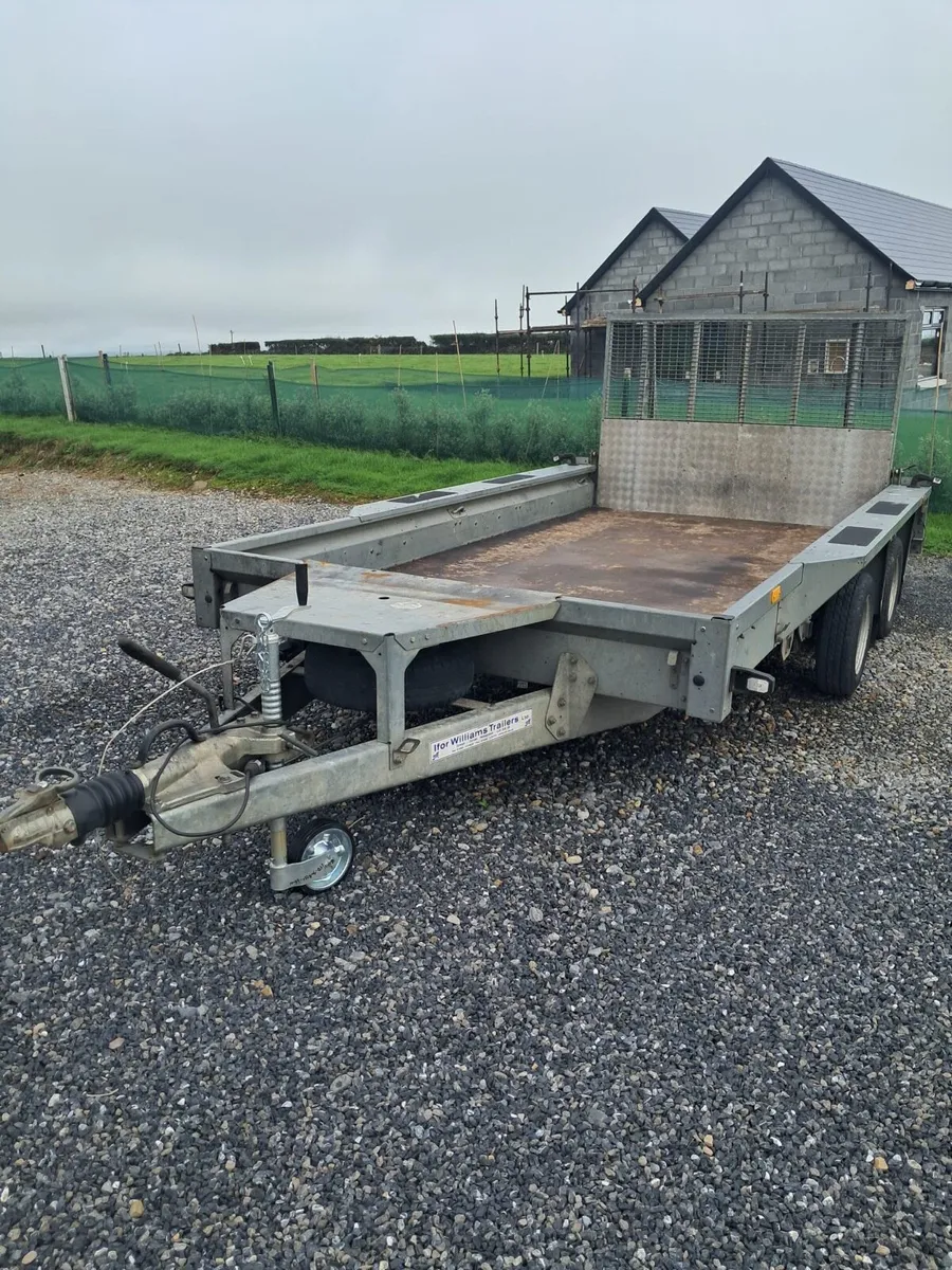 Ifor Williams plant trailer - Image 1