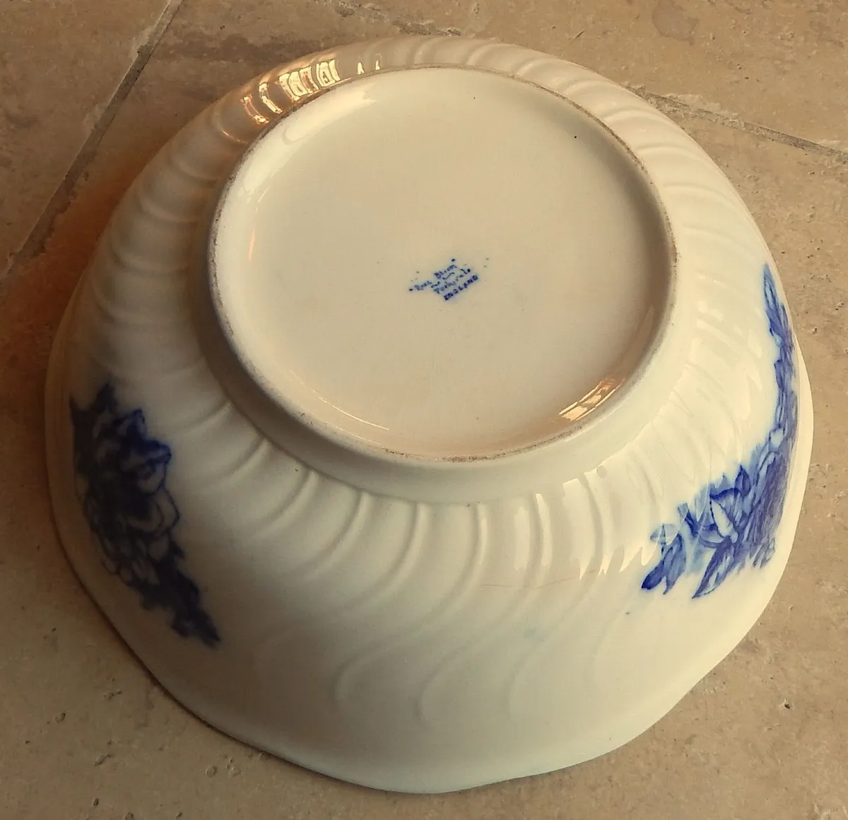 Large Vintage Furnivals Ceramic Pottery Bowl - Image 3