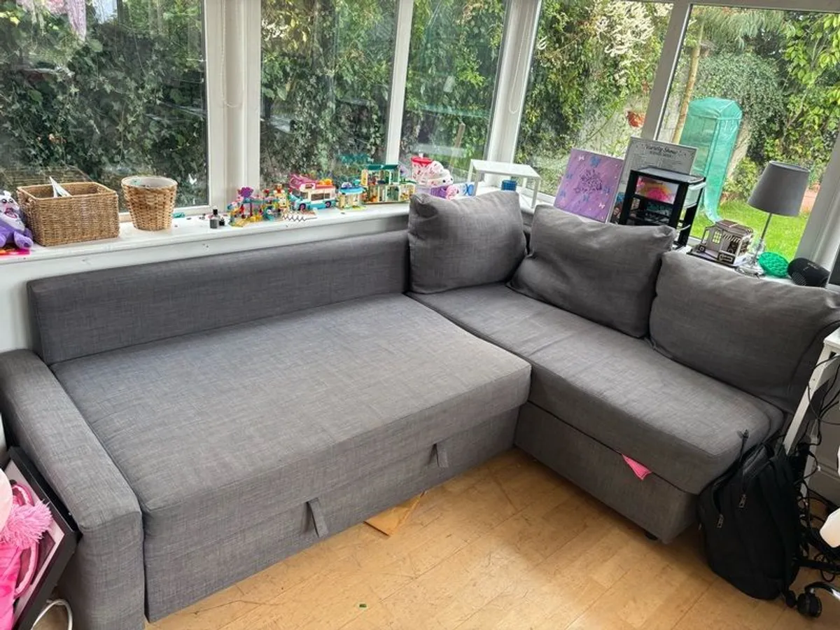 IKEA corner couch grey - Image 1