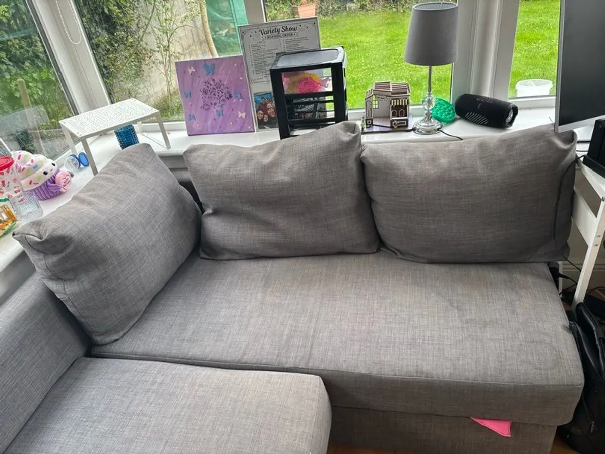 IKEA corner couch grey - Image 2