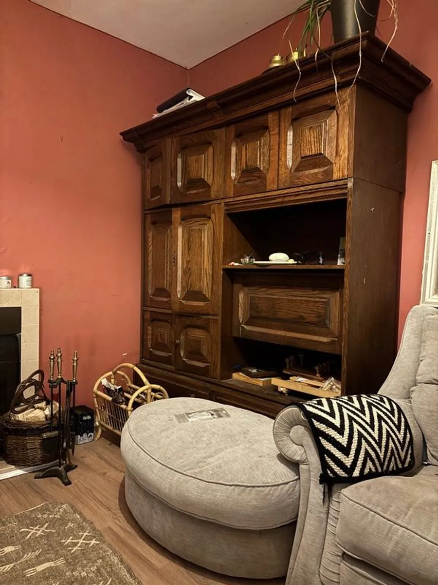 Solid Oak Cabinet - Image 1