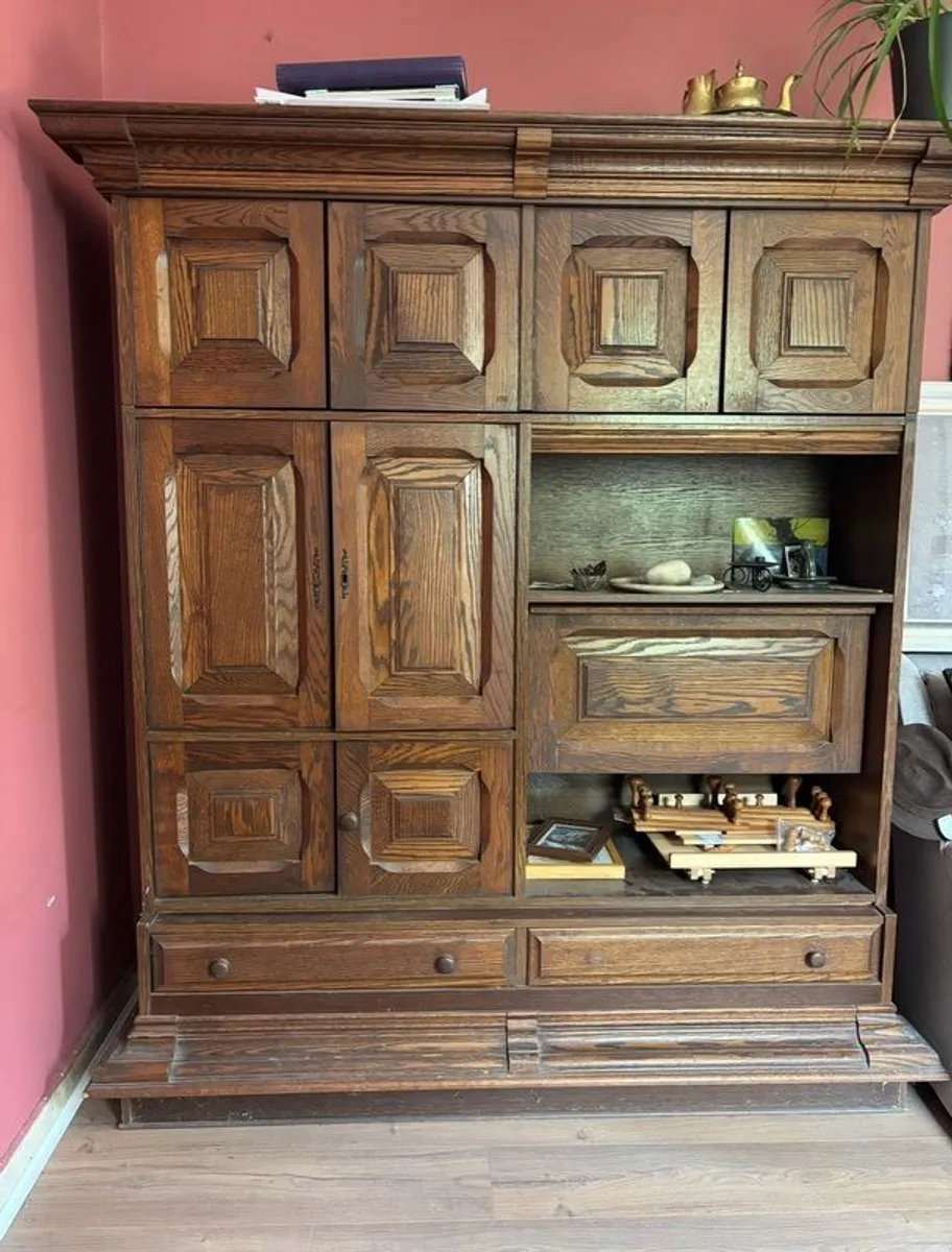 Solid Oak Cabinet - Image 2
