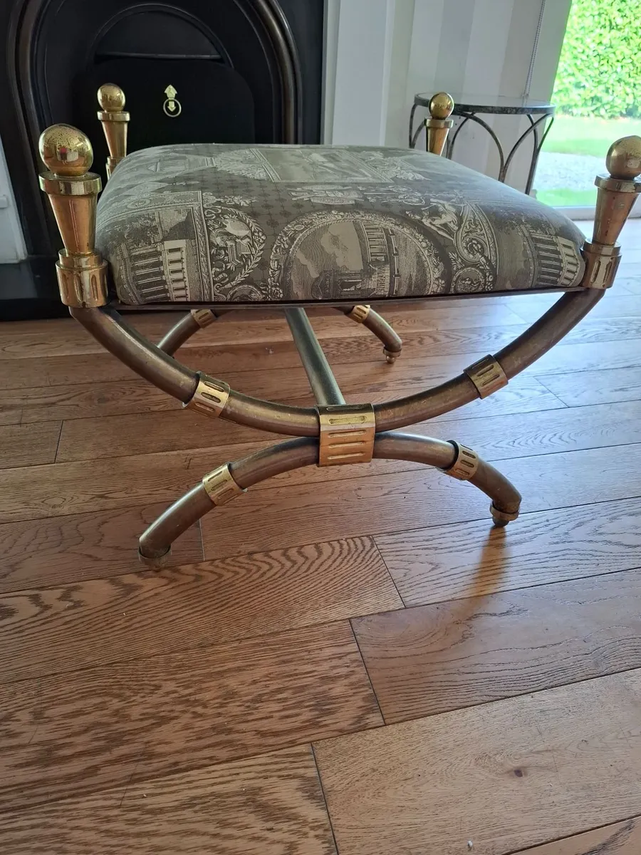 Brass Stool / Ottoman