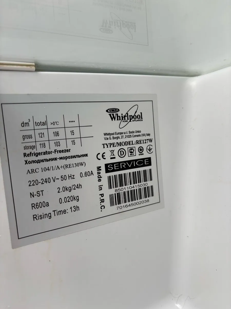 Whirlpool under counter Fridge - Image 4