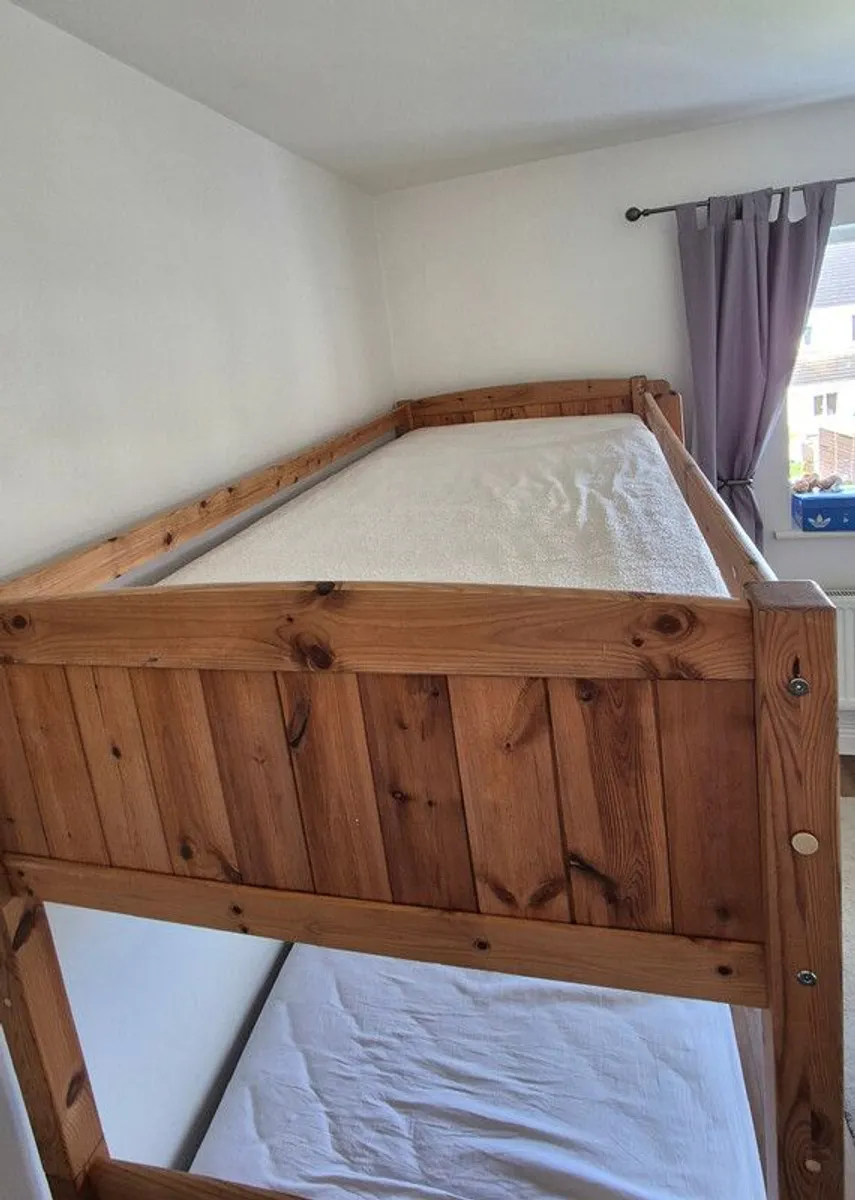Wooden bunk bed - Image 4
