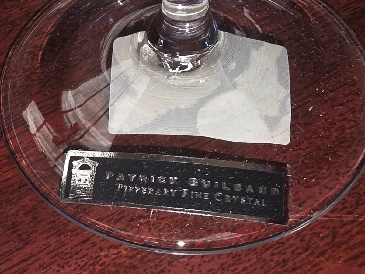 PATRICK GUILDALD TIPPERARY CRYSTAL, 4 Glass Set ! - Image 2