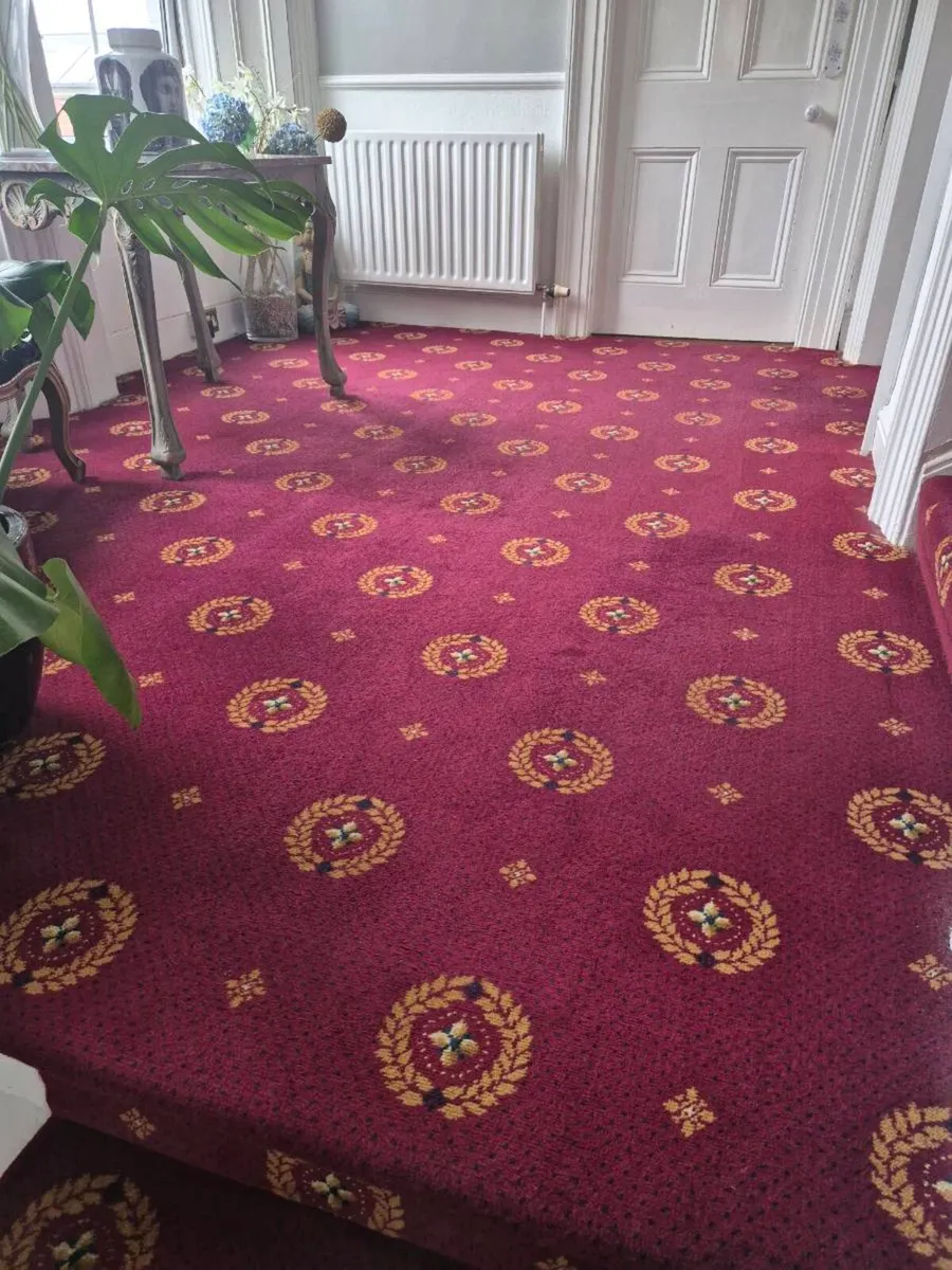 Hotel standard stairs and landing carpet - Image 4