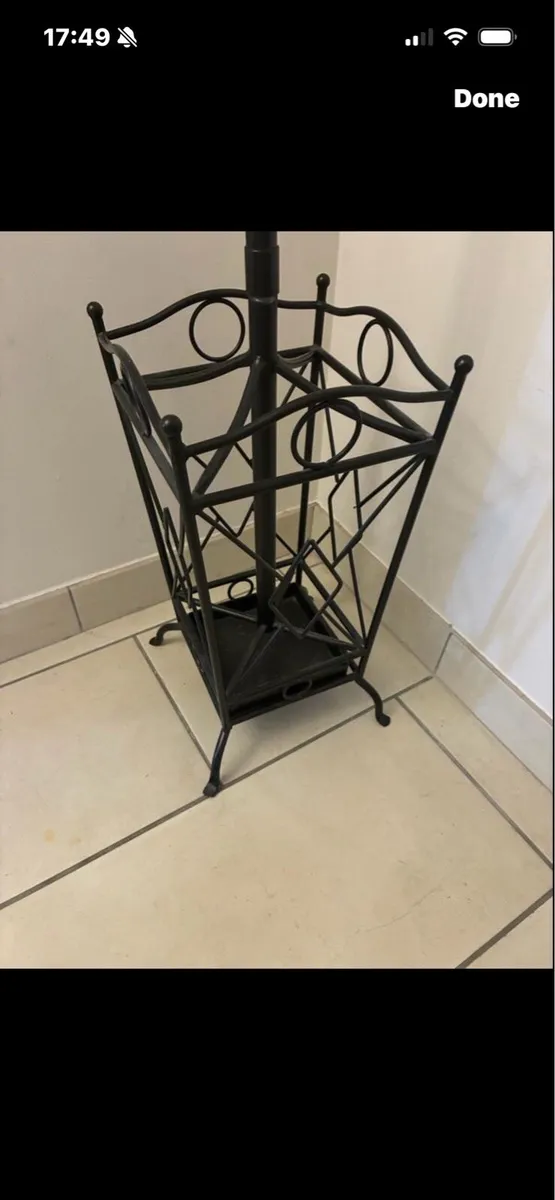 Metal Coat & Umbrella Stand - Image 2