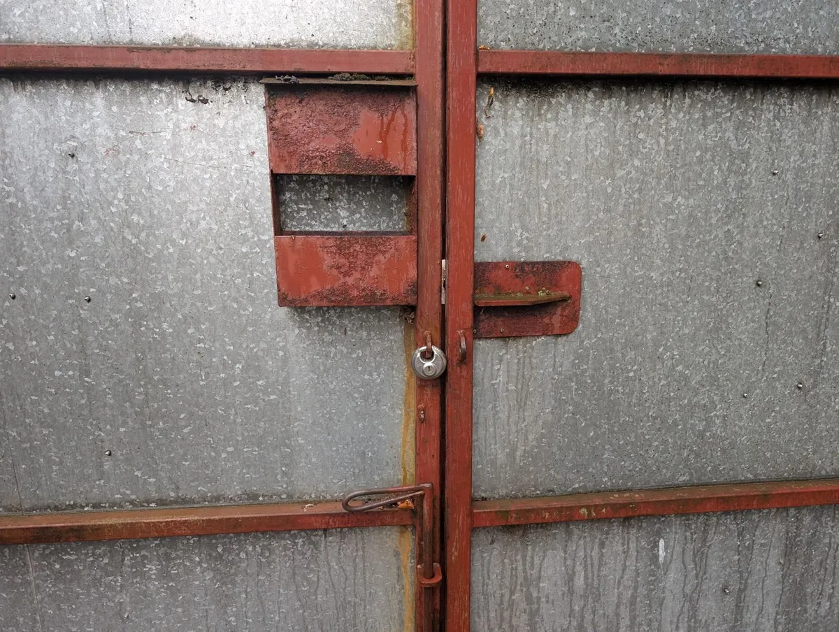 Steel double gates , Security , Galvanized sheets - Image 3