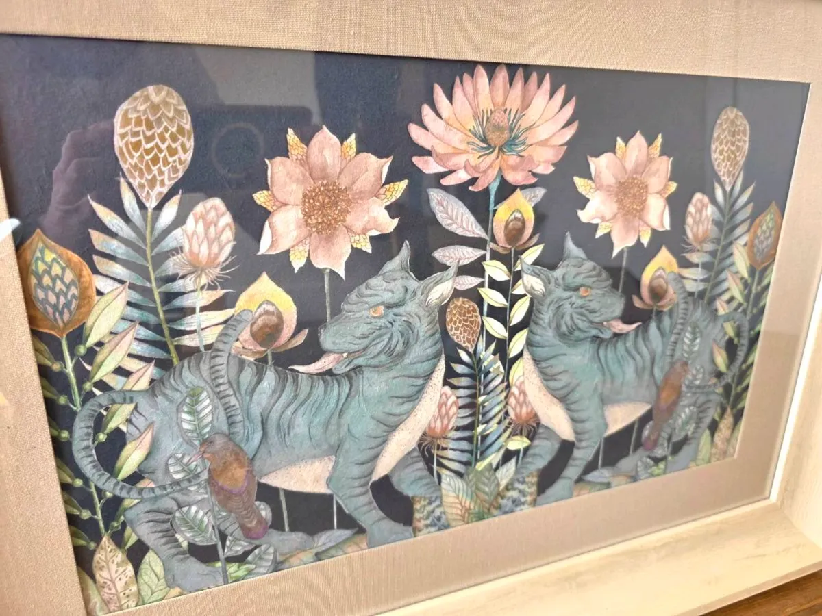 Voyage Maison Botanical Tiger Framed Print 70 x 52 - Image 2