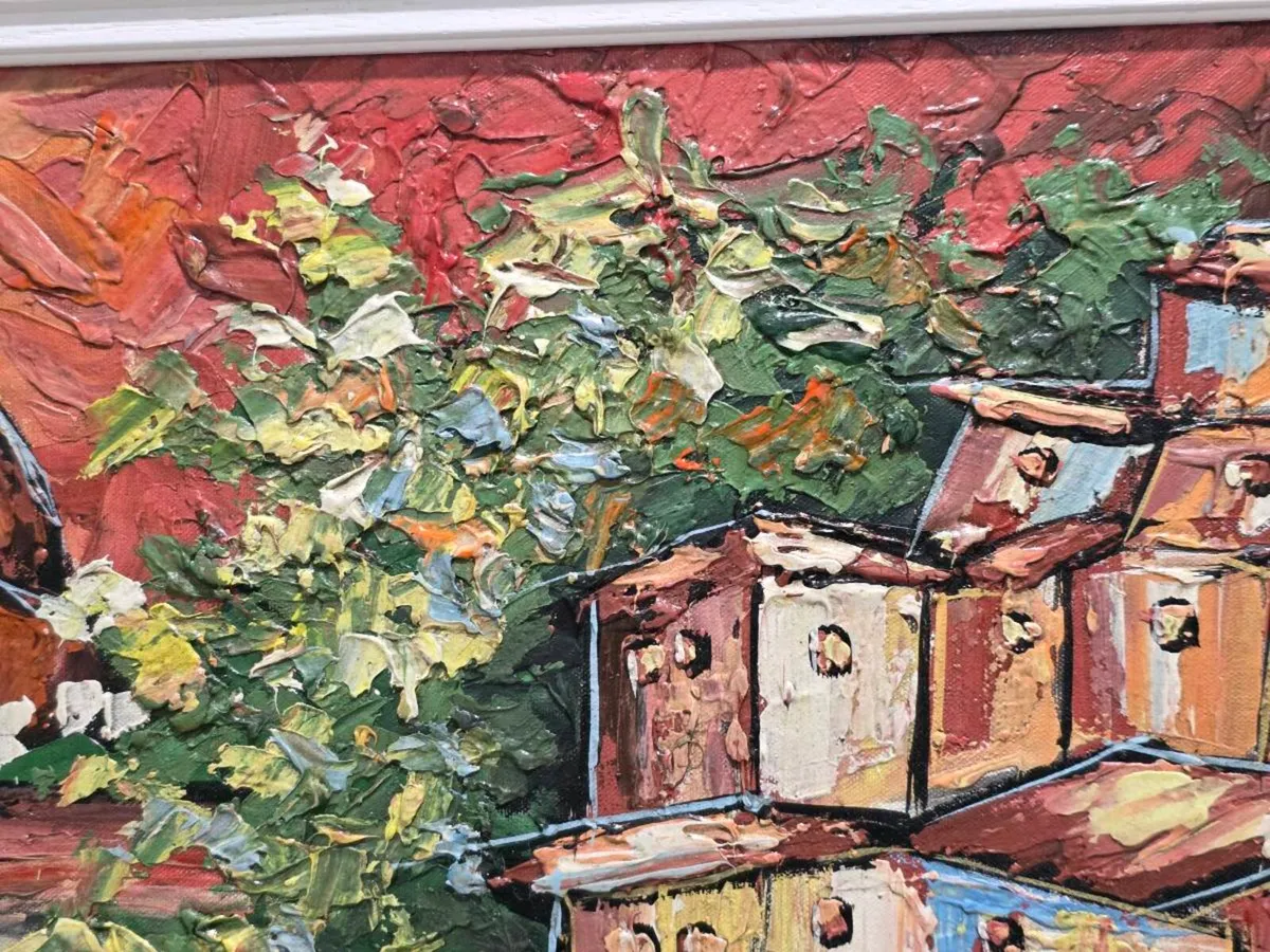 Original Rio de Janeiro Favela Painting 130x90cm - Image 4