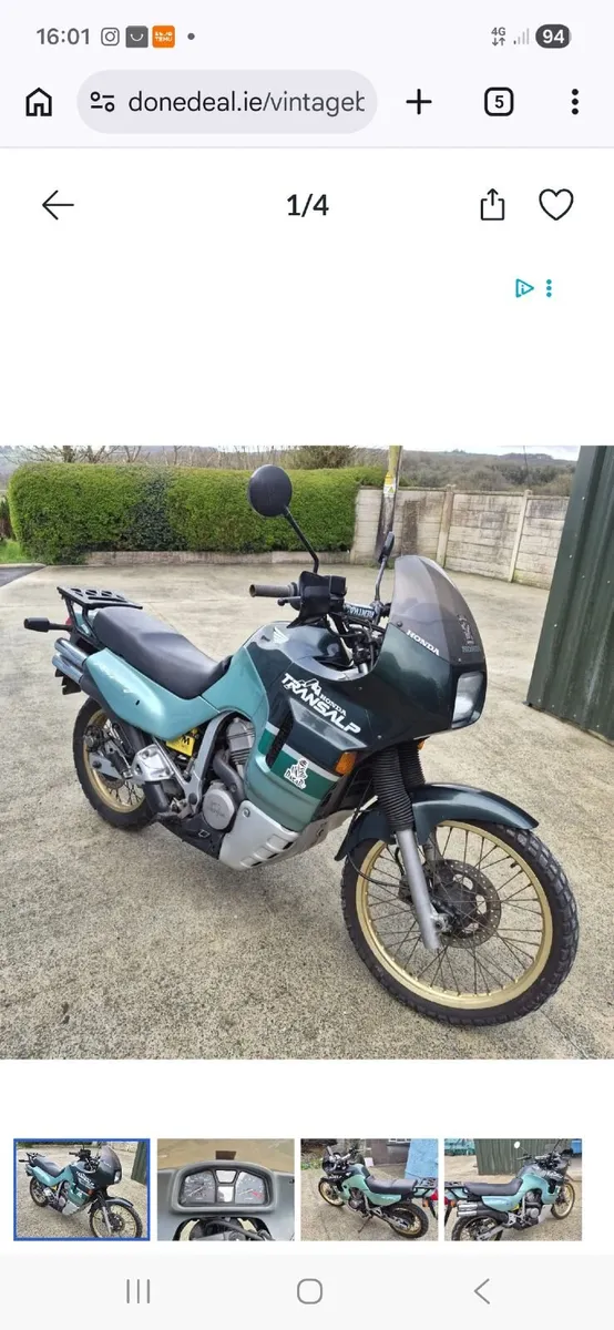 Honda transalp 400cc only 32.000km - Image 1