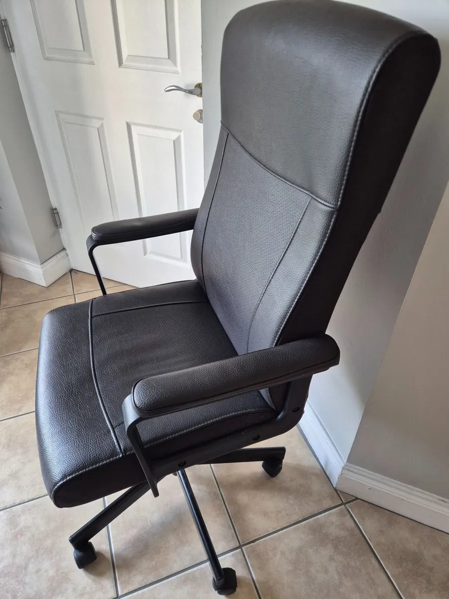 IKEA MILLBERGET Office Chair - Dark Brown - Image 1
